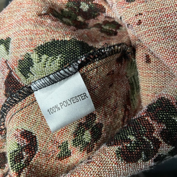 Bird Tapestry A-line Mini Skirt - Floral Circle Skirt - Picture 6 of 6